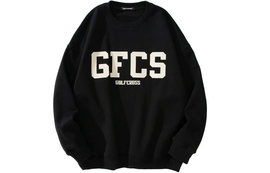 GOLFCROSS Sweatshirts Unisex Crew Neck Moderate Regular