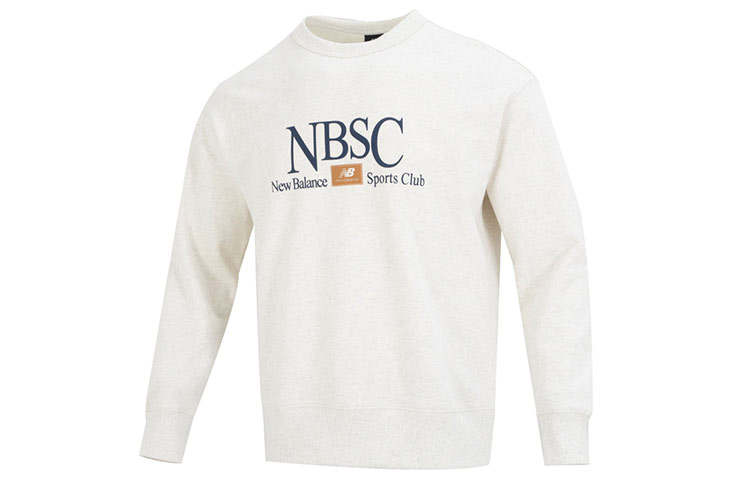 New Balance New Balance NBSC Sweatshirts Men's White Crew Neck Moderate Other
