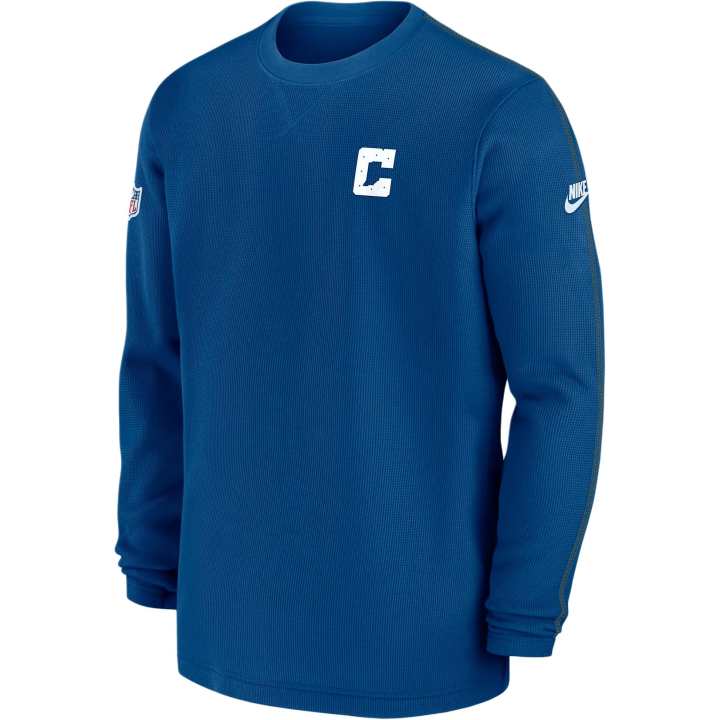 Nike Nike Indianapolis Colts Sideline Logo Coach Men's Nike Nfl Long Sleeve Top