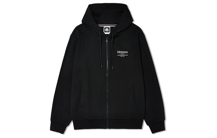 Kappa Sweatshirts Men's Black 990 Hooded Moderate Regular