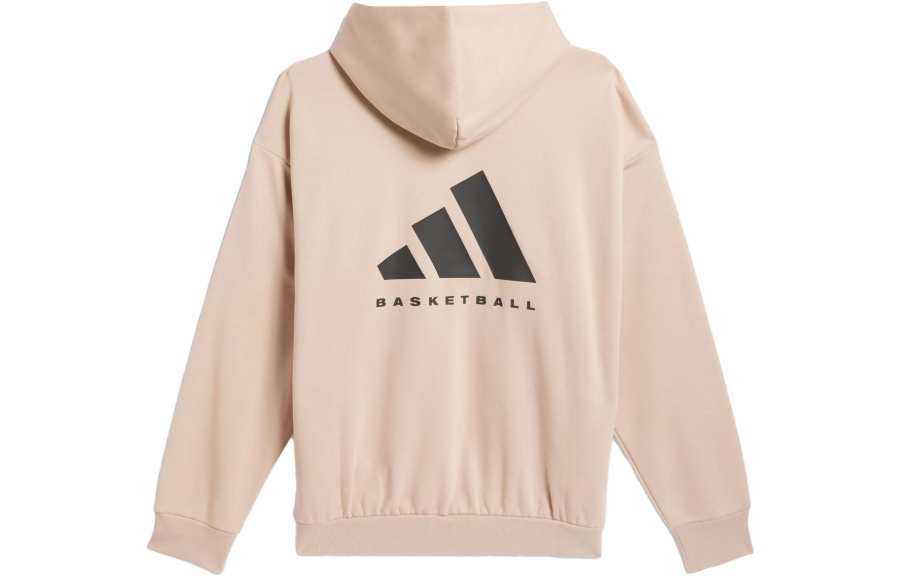 Adidas Adidas THE 2024 COLLECTION Sweatshirts Unisex Pearl Smoke Gray Hooded Moderate Regular