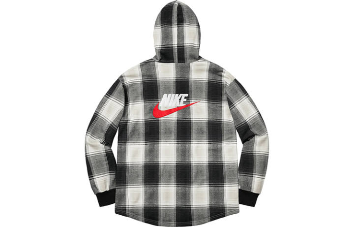 Supreme Supreme Nike Plaid Hooded Sweatshirt