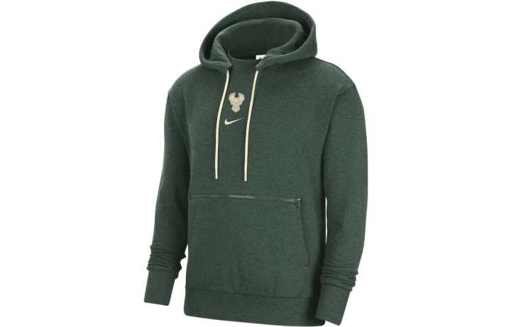 Nike Nike Nba Milwaukee Bucks Courtside Fleece Pullover Hoodie