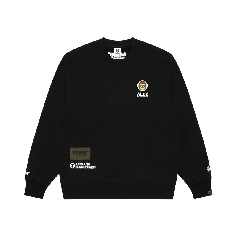 Aape Aape Sweatshirts Men's Crew Neck Moderate Regular