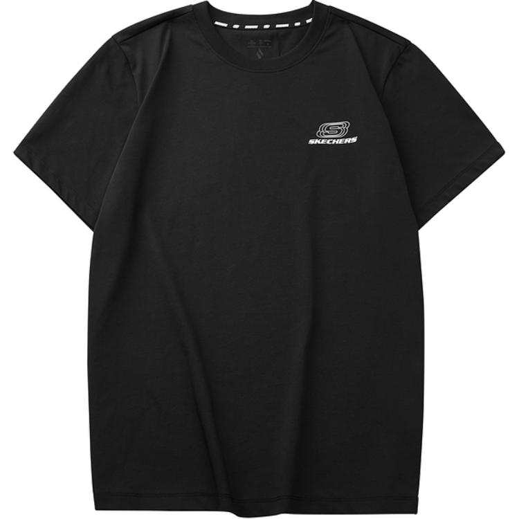 Skechers Sportlife T Shirt Unisex Carbon Black