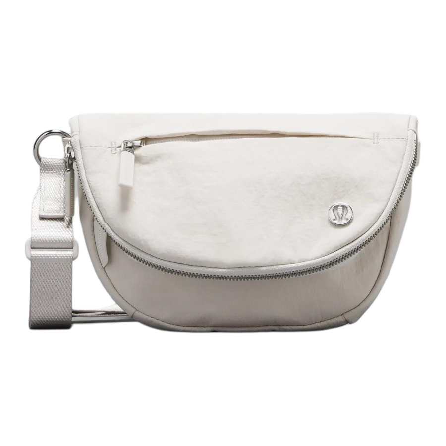 Lululemon All Night Festival Nylon Shoulder Bag, Crossbody Bag Mini Women's White