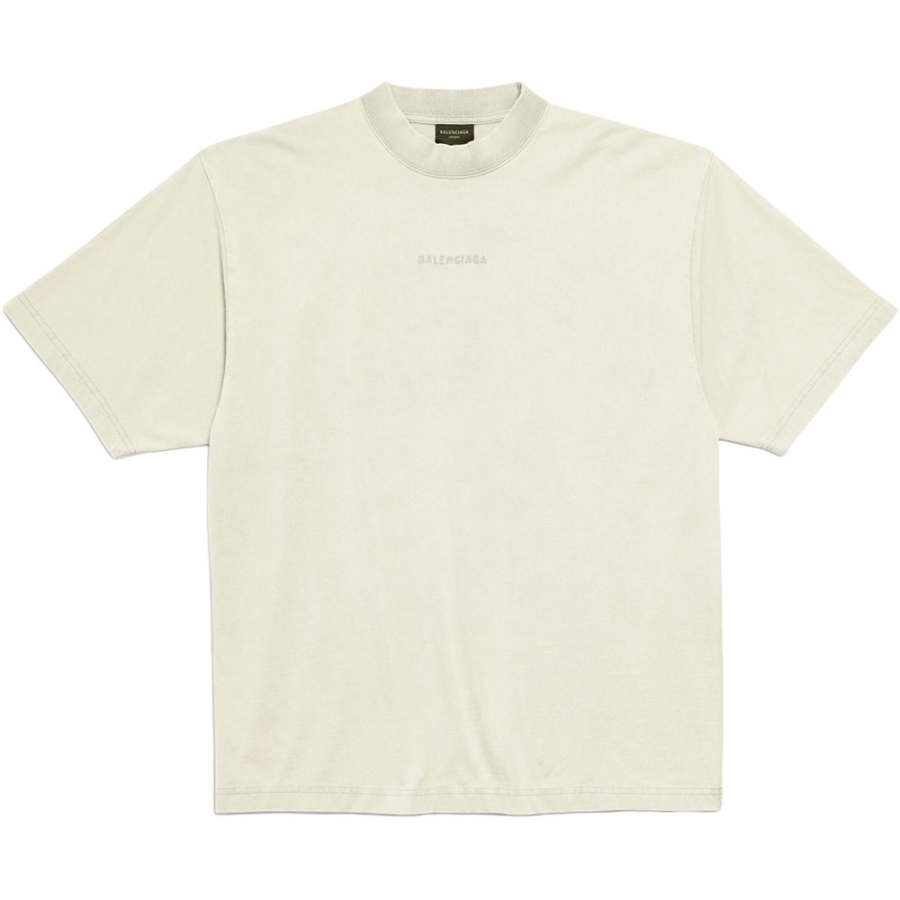 Balenciaga Logo Embroidered Medium Fit T Shirt
