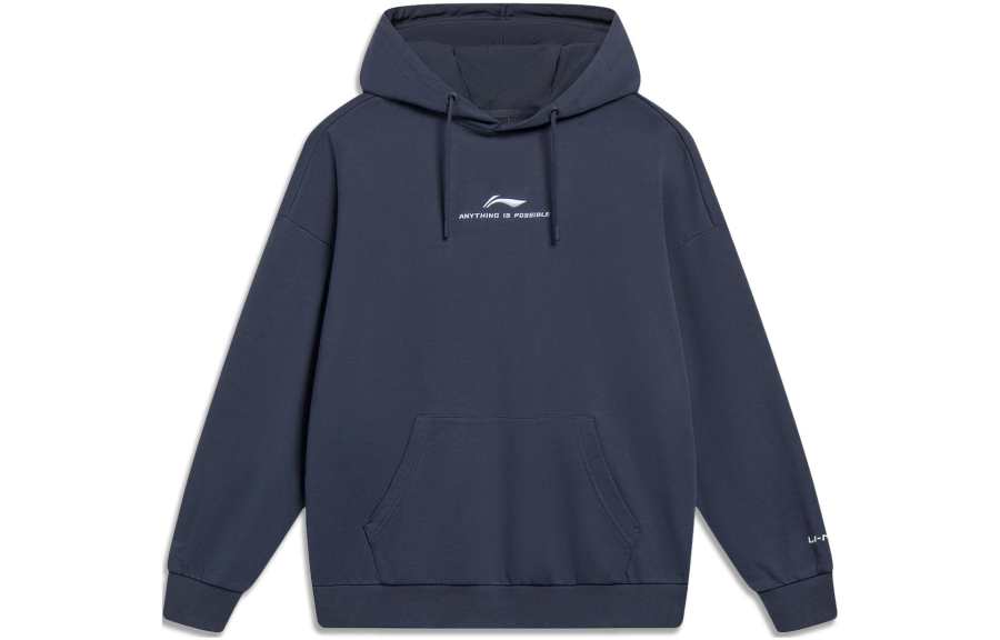 Li-Ning Li Ning Sports Lifestyle Collection Sports Fashion Collection Sweatshirt Unisex Ink Gray