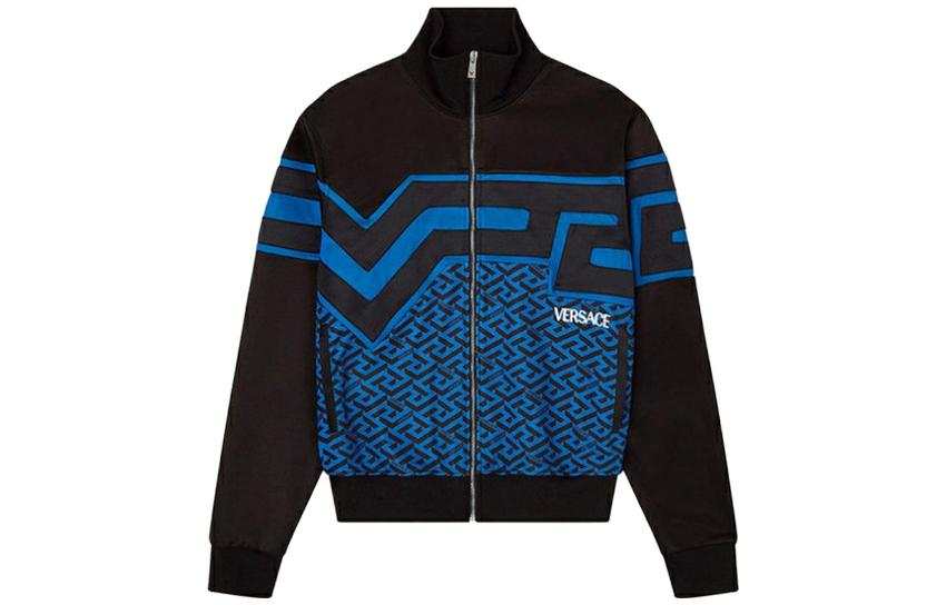 VERSACE VERSACE Two Tone Monogram Track Jacket