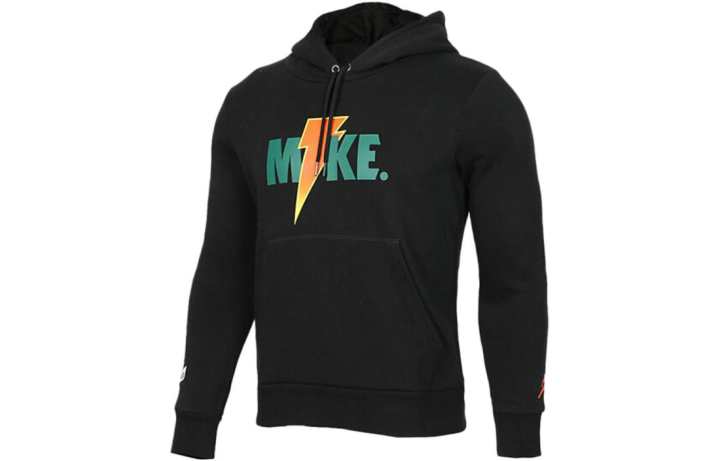 Jordan Jordan Sweatshirts Men's Black Hooded Moderate Regular