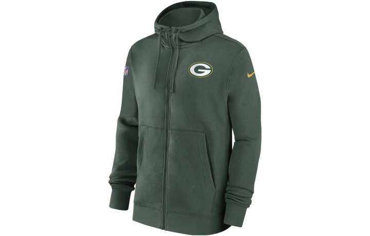 Nike Nike Bay Packers Utility Player Sideline Men's Nike Dri-FIT Nfl Full-Zip Hoodie