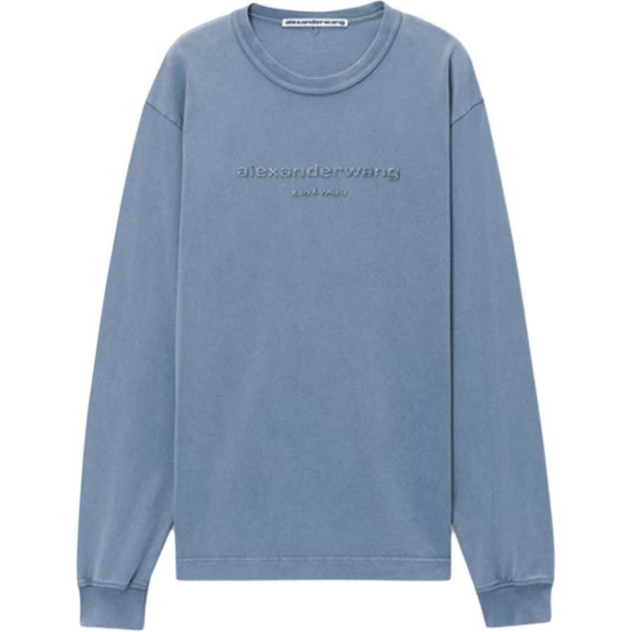 Alexander Wang FW24 T Shirt Unisex Washed Vintage Blue