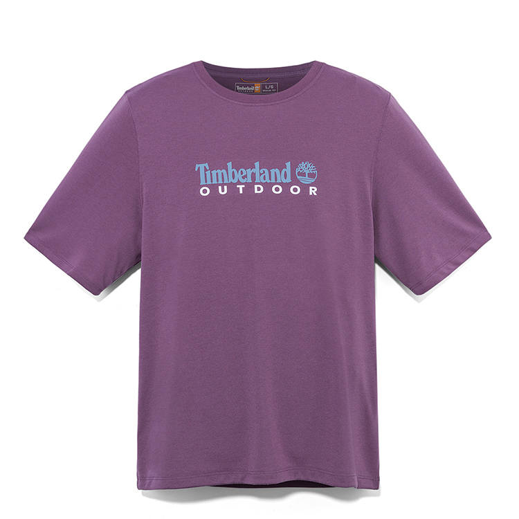 Timberland T Shirt Men's Vintage Violet