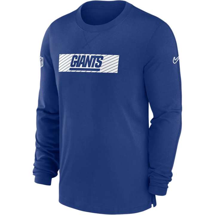Nike Nike New York Giants Sideline Player Team Issue Men's Nike Dri FIT Long Sleeve Top