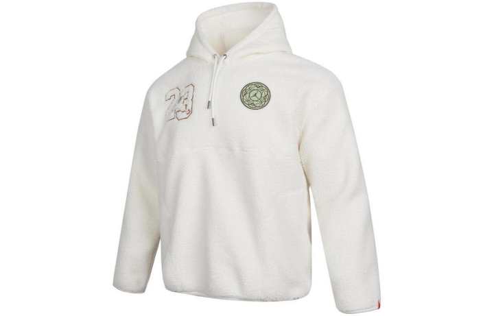 Jordan Jordan Sweatshirts Men's White Hooded Non Detachable Moderate Regular