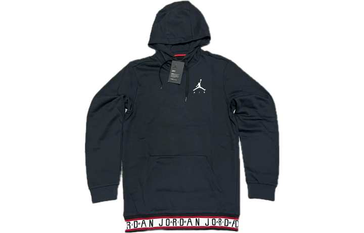 Jordan Jordan Sweatshirts Men's Black Hooded Moderate Regular