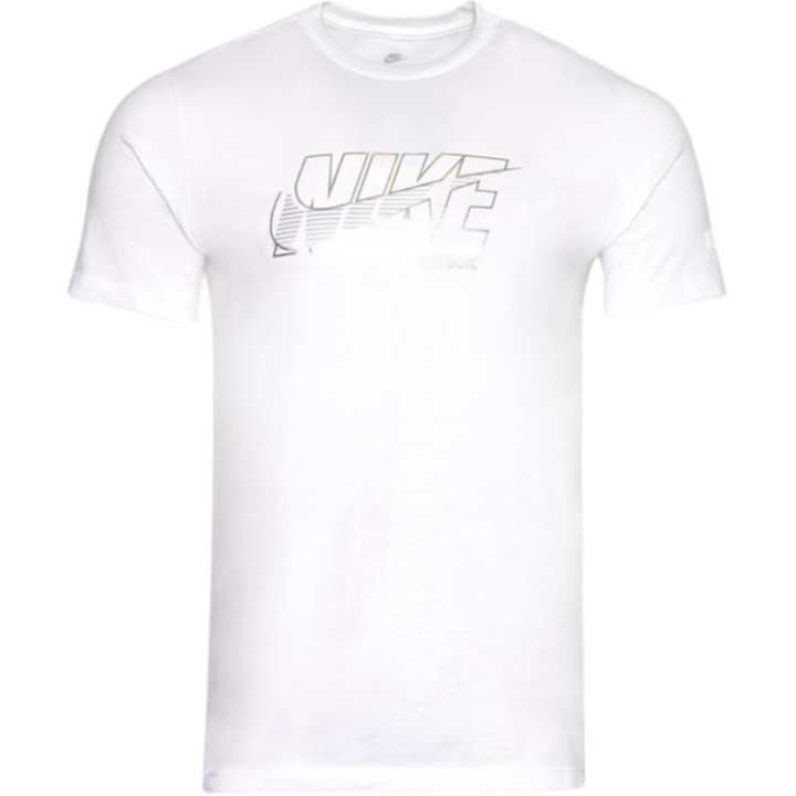 Nike Nike T Shirts Men's White Crew Neck Moderate Straight Fit