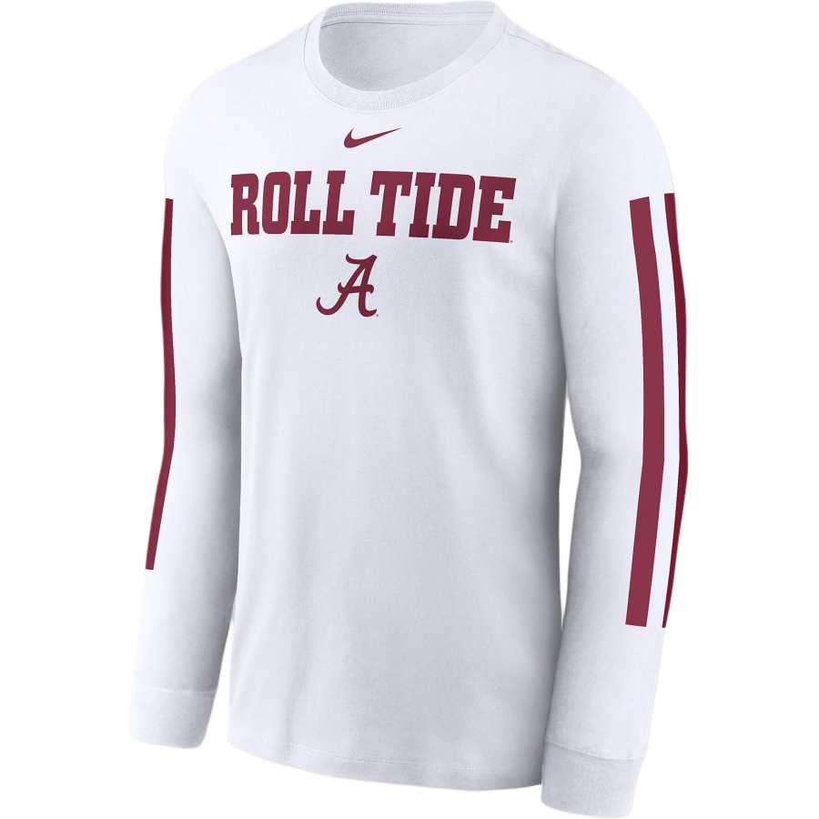 Nike Nike Alabama Crimson Tide Local Spirit Slogan Men's Nike College Long Sleeve T Shirt