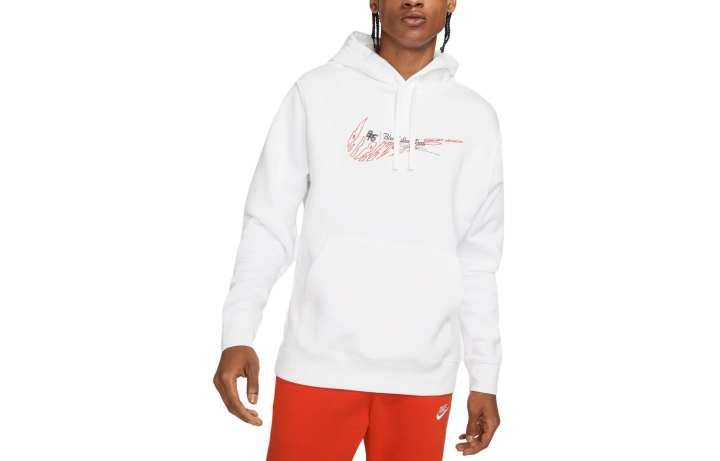 Nike Nike Sweatshirts Men's White Hooded Moderate Other