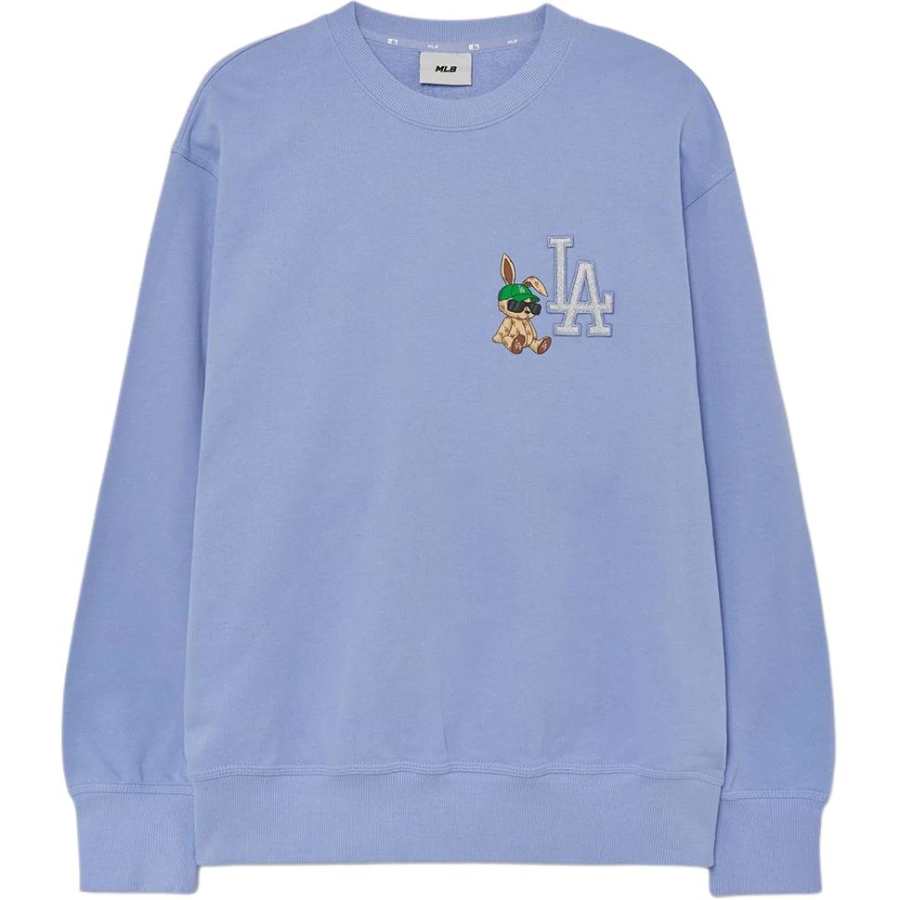 MLB MLB Sweatshirts Unisex Light Purple Crew Neck Moderate Regular