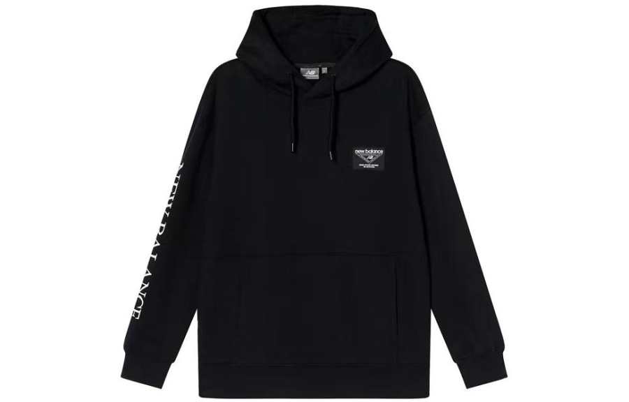 New Balance New Balance Sweatshirts Men's Black Hooded Moderate Regular