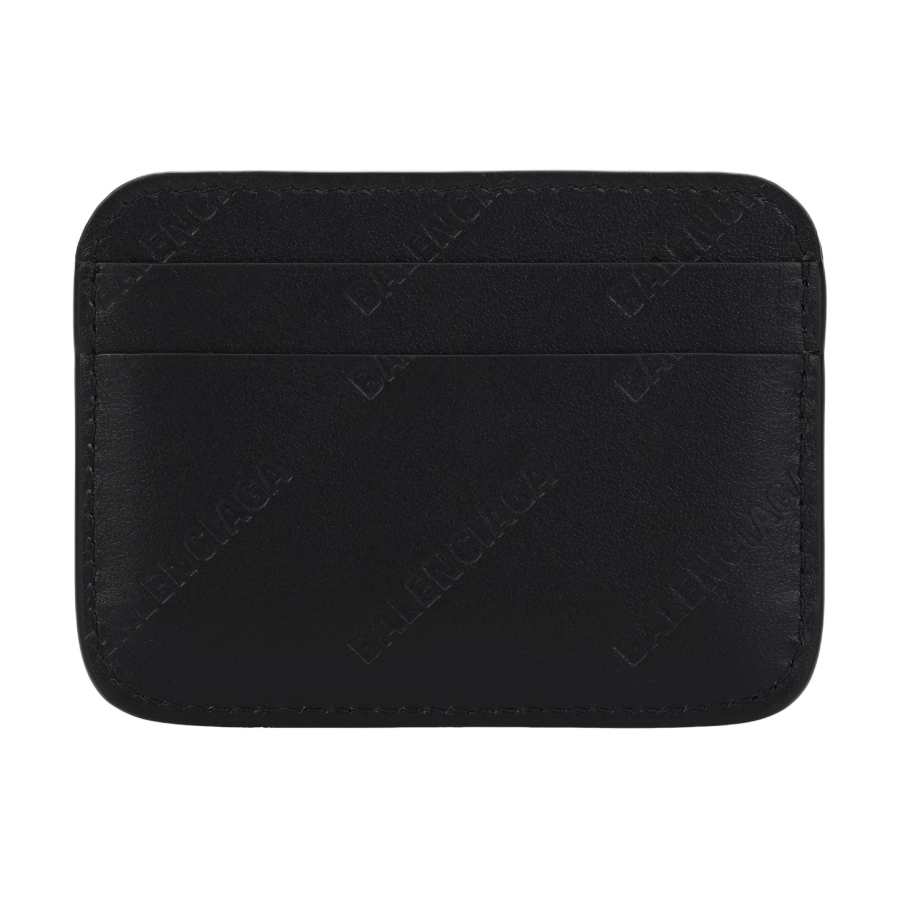 Balenciaga Logo Detailed Card Wallet