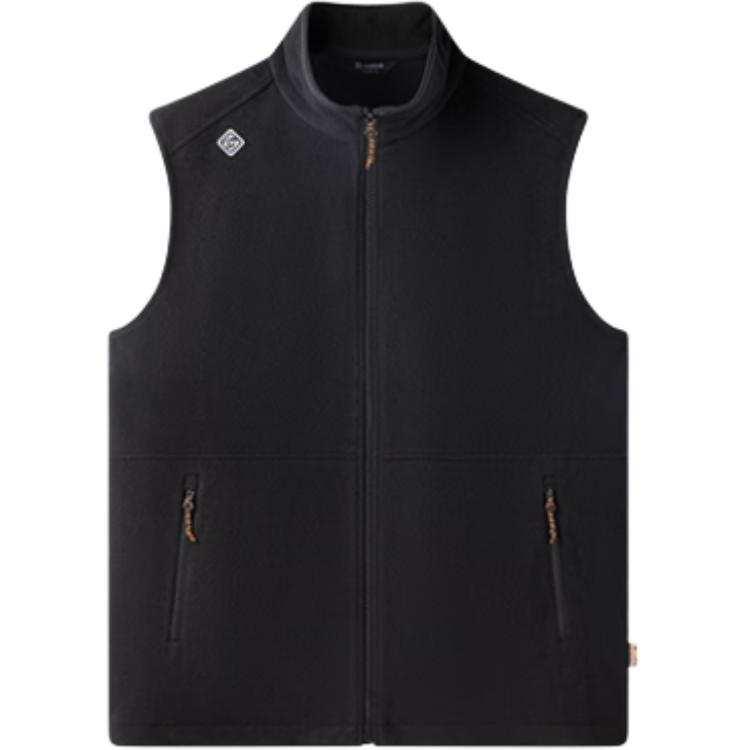 TOREAD Vests Men's Black Stand Collar Moderate Other