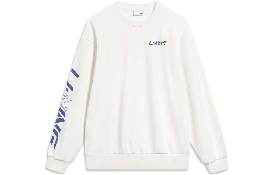 Li-Ning Li Ning Sports Lifestyle Collection Sports Fashion Collection Sweatshirt Unisex White