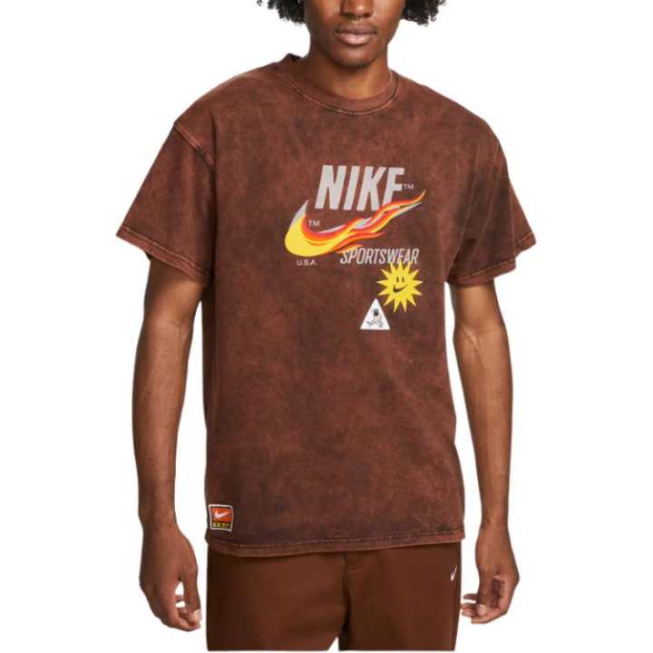 Nike Nike Max90 T Shirt T Shirt Men's Brown