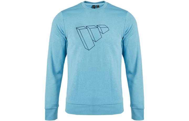 Adidas Adidas Sweatshirts Men's Blue Crew Neck Moderate Regular