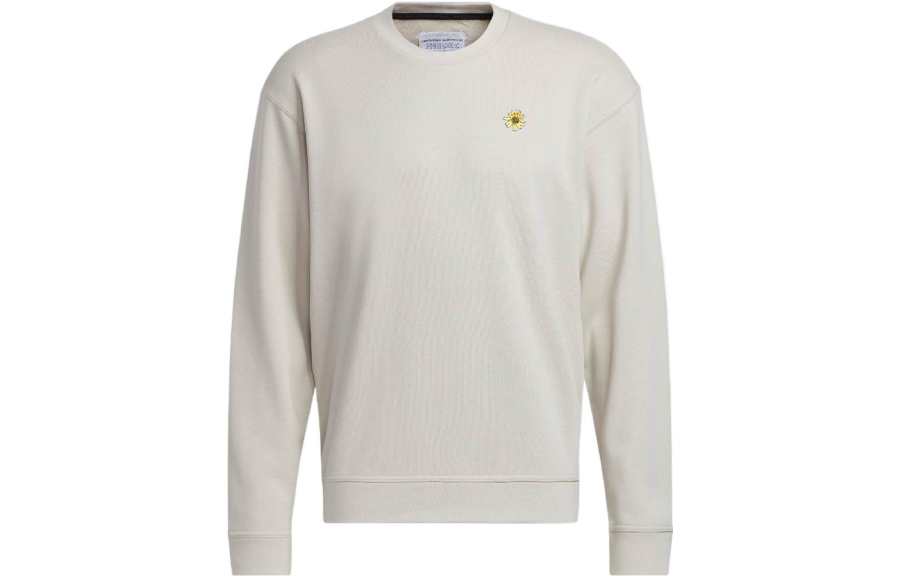 Adidas Adidas Sweatshirts Unisex Clear Brown Crew Neck Moderate Regular