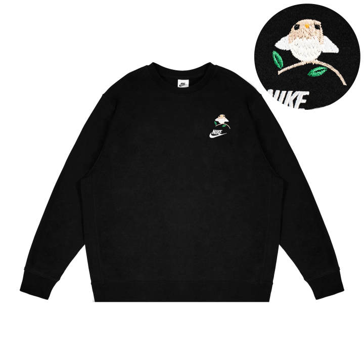 Nike Nike Sweatshirts Unisex Black Crew Neck Moderate Regular