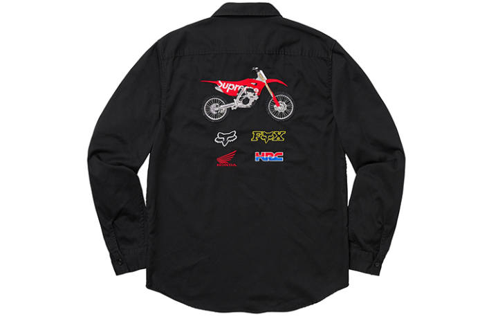 Supreme Supreme X Honda Fox Racing Work Shirt