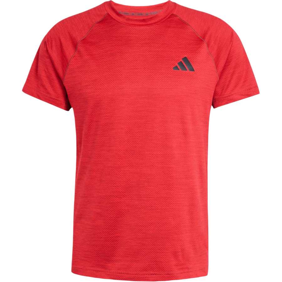 Adidas Adidas Clothing T Shirts Men's Red Crew Neck