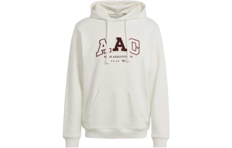 Adidas Originals Sweatshirts Men's Ecru Hooded Moderate Regular