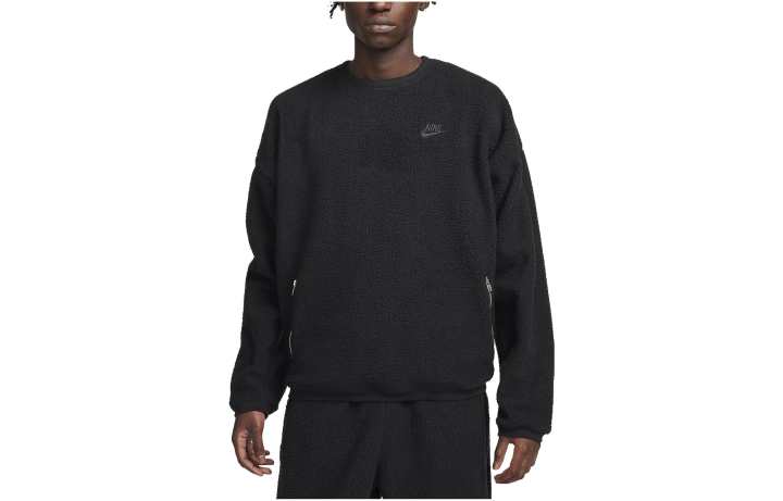 Nike Nike Sweatshirts Men's Black Crew Neck Moderate Regular