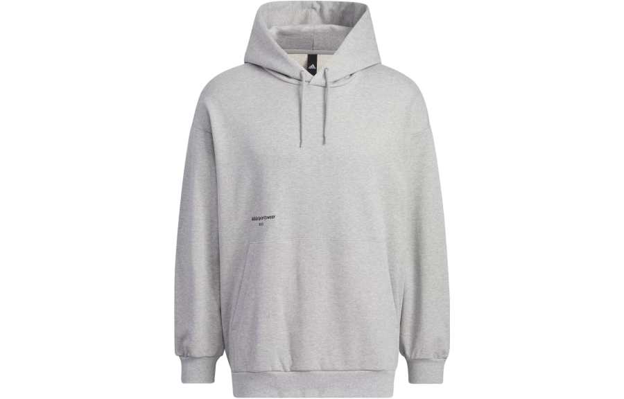 Adidas Adidas Sweatshirts Men's Medium Heather Gray Hooded Moderate Regular