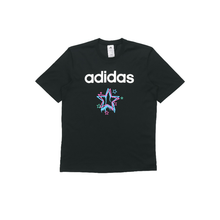 Adidas Adidas T Shirts Unisex Black Crew Neck Moderate Straight Fit
