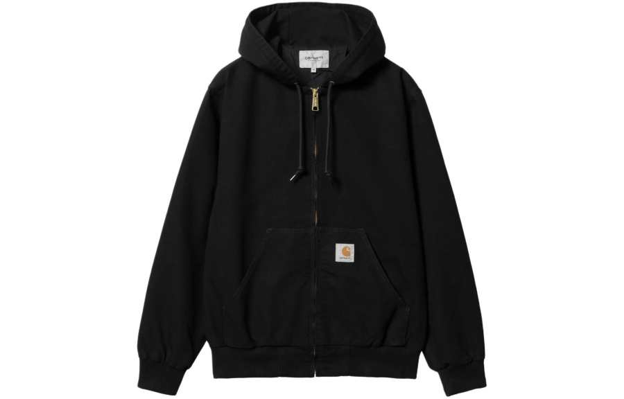 Carhartt WIP SS24 Active Jacket Spring Sweatshirt Men's Black