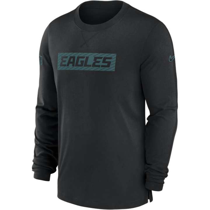 Nike Nike Philadelphia Eagles Sideline Player Team Issue Men's Nike Dri FIT Long Sleeve Top