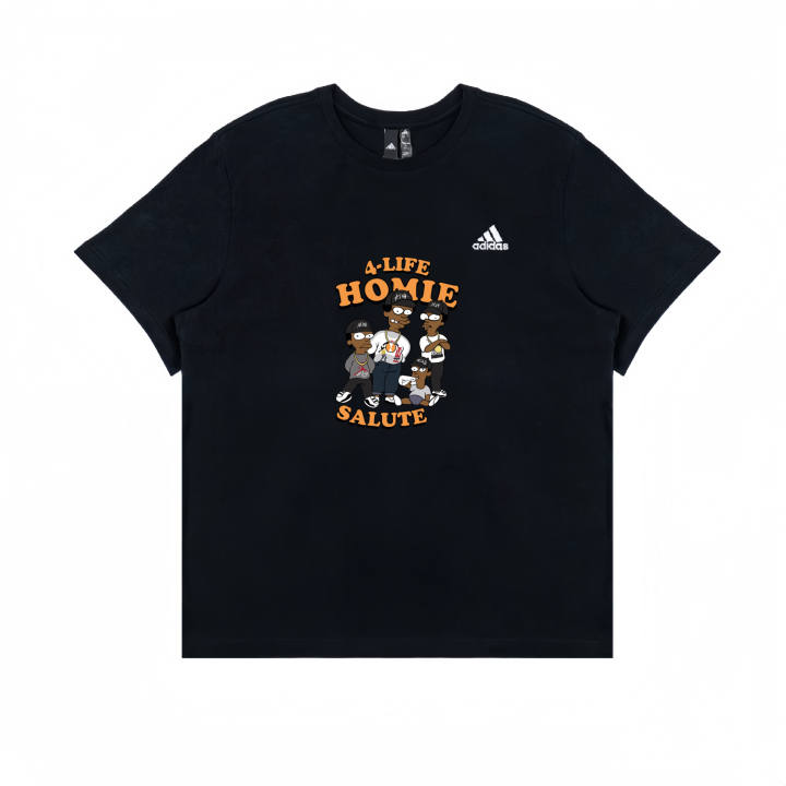 Adidas Adidas T Shirts Unisex Black Crew Neck Moderate