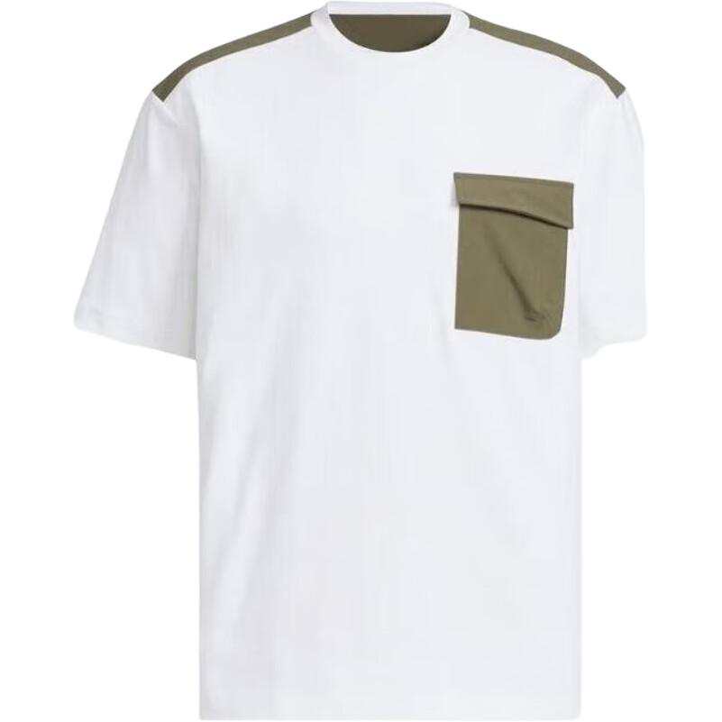Adidas Adidas T Shirts Men's White Crew Neck Moderate