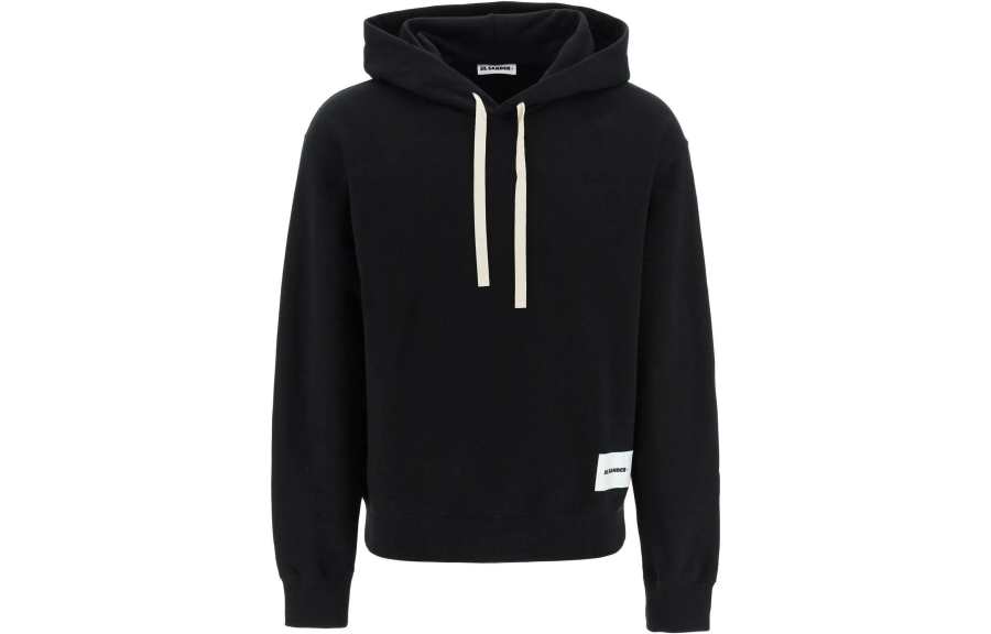 JIL SANDER JIL SANDER + Logo Patch Long Sleeved Hoodie