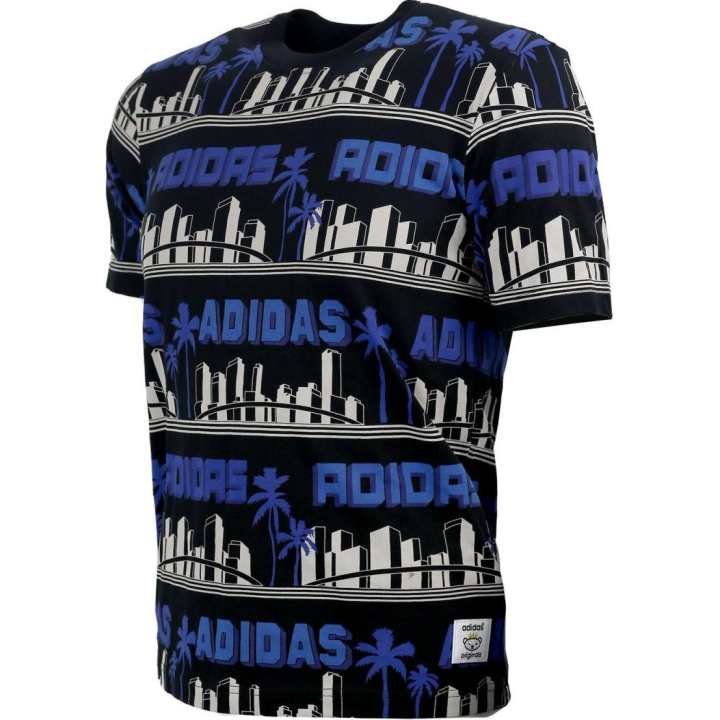 Adidas Adidas Koszulka T Shirt Men's White/Blue/Black