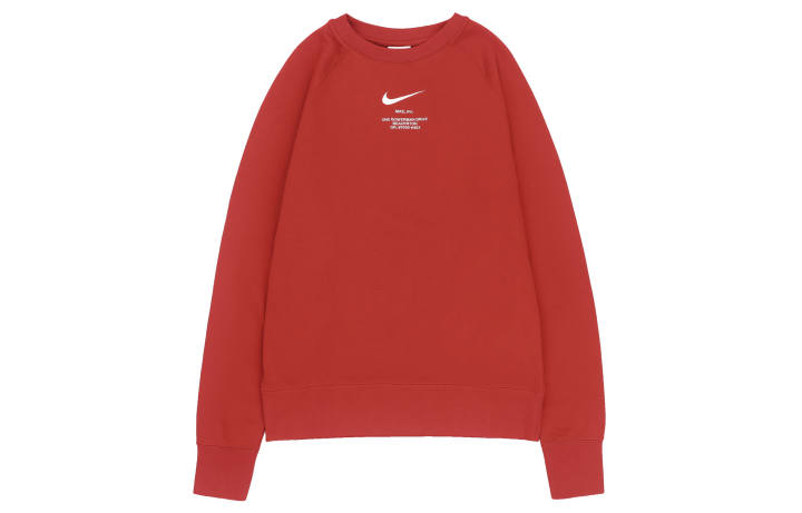 Nike Nike Sweatshirts Men's Red Crew Neck Moderate Regular
