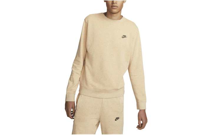 Nike Nike Sweatshirts Men's Ecru Crew Neck Moderate Regular