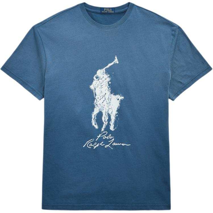 Polo Ralph Lauren Big Pony SS24 T Shirt Classic Version Men's Blue