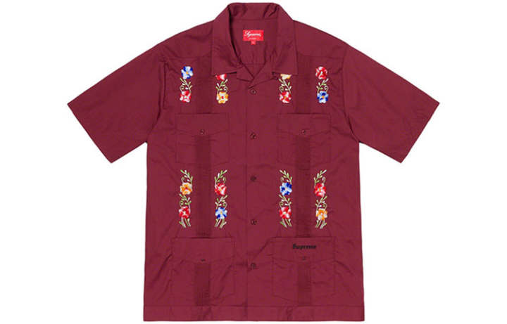 Supreme Supreme Flowers Guayabera S/S Shirt