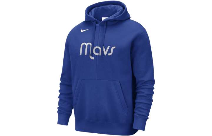 Nike Nike Nba Dallas Mavericks Courtside Fleece Pullover Hoodie