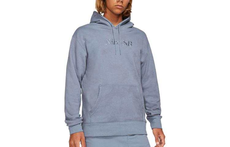 Nike Nike Sweatshirts Men's Slate Gray/Slate Blue Hooded Moderate Other